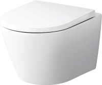Комплект AM.PM Sense IS90238.741701 с сиденьем микролифт, кнопка смыва черная матовая