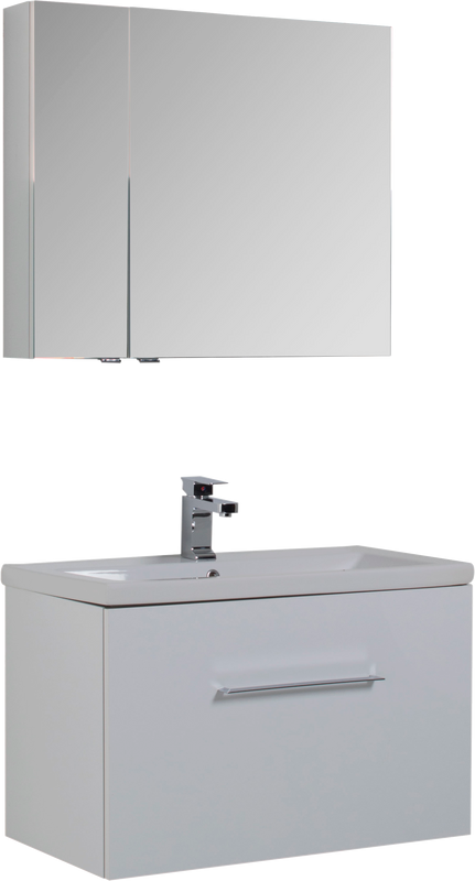 Мебель для ванной комнаты Aquanet Порто 80 белая