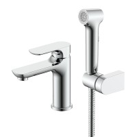 Смеситель для раковины с гигиеническим душем Raglo R03.12, хром Смеситель для раковины с гигиеническим душем Raglo R03.12, хром