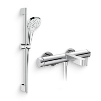 Душевой комплект Смеситель Hansgrohe Finoris 76420000 хром + Гарнитур Croma Select E 26592400