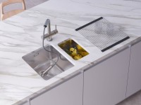 Мойка кухонная Omoikiri TADZAVA 38-U-IN нержавеющая сталь
