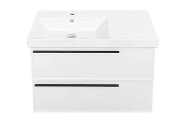 Тумба с раковиной La Fenice Elba Twin 90 подвесная, bianca, раковина Cubo 90 L
