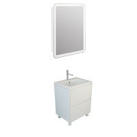 Тумба под раковину без столешницы Emmy Вега 50 белая