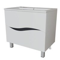 Тумба д/ванной "Лайф-80" под ум.Марго-80 (Mixline) (ПВХ)