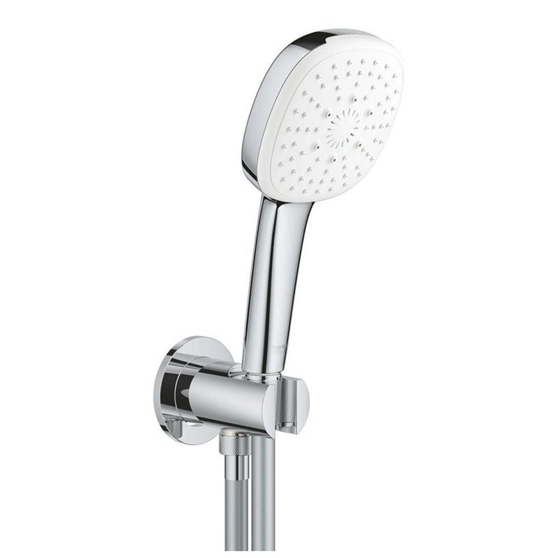 Душевой гарнитур 3 вида струи, цвет: хром GROHE Tempesta Cube 110 26910003