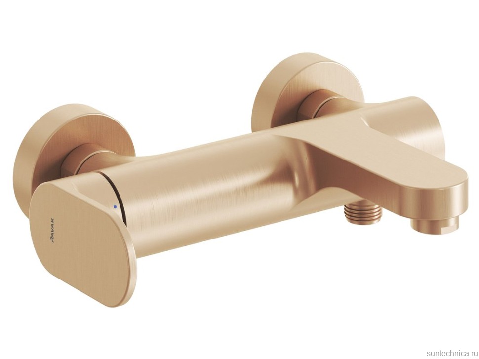 Смеситель для ванны с душем Ravak Eleganta EL 022.60RGB брашированное розовое золото