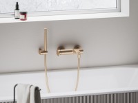 Смеситель для ванны с душем Ravak Eleganta EL 022.60RGB брашированное розовое золото