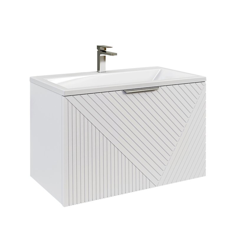 Тумба под раковину без столешницы Grossman Блисс 60 матовая белая