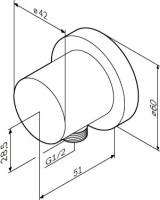 Шланговое подключение AM.PM F0600E00 Шланговое подключение AM.PM F0600E00