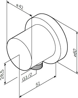 Шланговое подключение AM.PM F0600E00