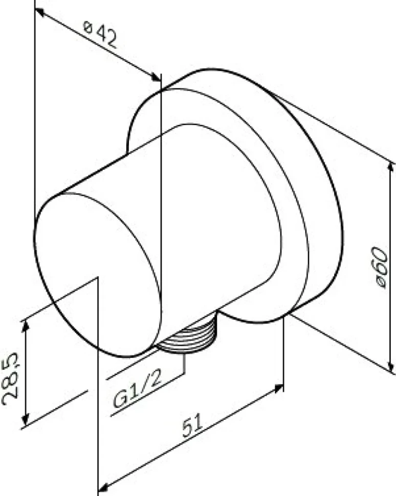 Шланговое подключение AM.PM F0600E00