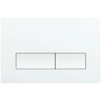 Кнопка смыва для унитаза Veconi Flush V1 пластик, цвет белый глянец