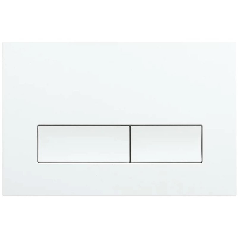 Кнопка смыва для унитаза Veconi Flush V1 пластик, цвет белый глянец