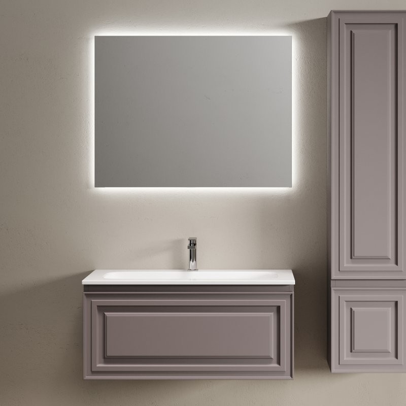 Мебель для ванной комнаты Sancos Very 90 подвесная, doha soft, раковина СN7019