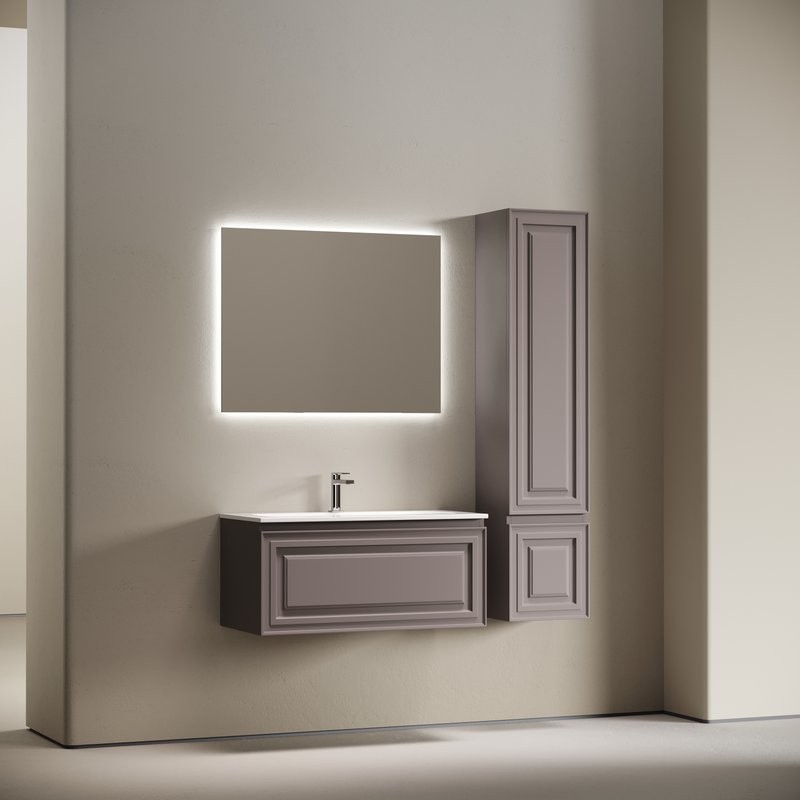 Мебель для ванной комнаты Sancos Very 90 подвесная, doha soft, раковина СN7019