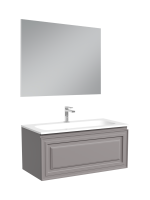 Мебель для ванной комнаты Sancos Very 90 подвесная, doha soft, раковина СN7019