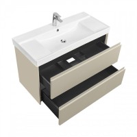 Тумба с раковиной Roca Ona 100 серая матовая