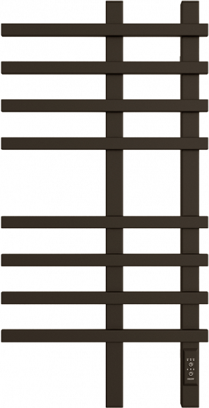 Полотенцесушитель электрический Двин LX plaza neo 80/40 чёрный матовый