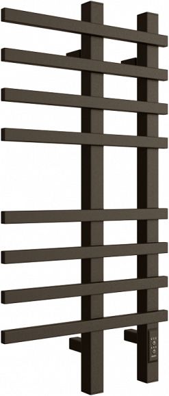 Полотенцесушитель электрический Двин LX plaza neo 80/40 чёрный матовый