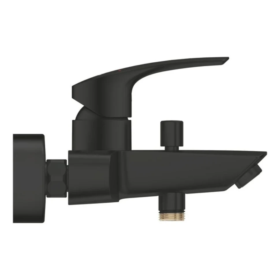 Смеситель для ванны GROHE Eurosmart внешнего монтажа, матовый черный (333002433)