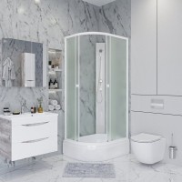 Душевая кабина Niagara Promo P100/70/26R/MT/BK 100х70 см, без крыши, R