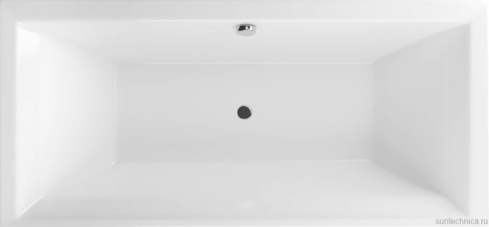 Акриловая ванна Excellent Crown Grand 190x90 см, пристенная, белая, на ножках
