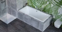 Акриловая ванна Excellent Crown Grand 190x90 см, пристенная, белая, на ножках