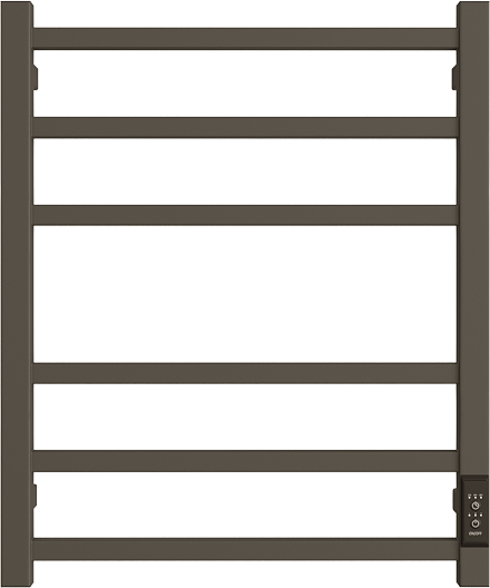 Полотенцесушитель электрический Двин L plaza neo 60х50, графит
