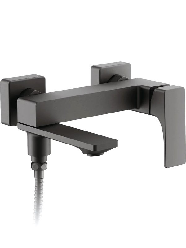 Смеситель для ванны с душем BELZ B60709-3 оружейная сталь