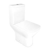 Унитаз-компакт напольный AZARIO Iris AZ-8353 глянцевый белый