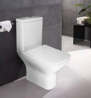 Унитаз-компакт напольный AZARIO Iris AZ-8353 глянцевый белый