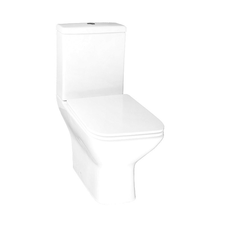 Унитаз-компакт напольный AZARIO Iris AZ-8353 глянцевый белый