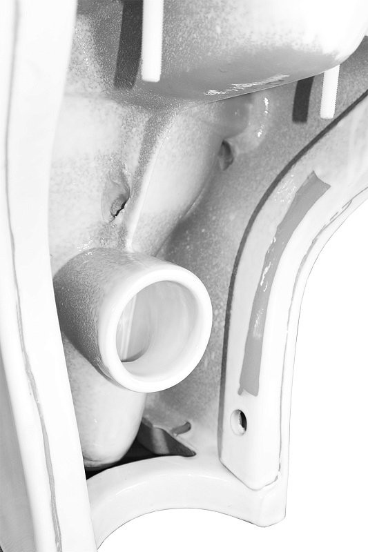 Унитаз-компакт напольный AZARIO Iris AZ-8353 глянцевый белый