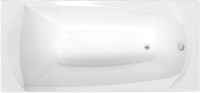 Акриловая ванна 1MarKa Elegance Стандарт 1+ 160x70 см, пристенная, белая, на ножках, с экраном, со сливом-переливом