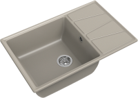 Мойка кухонная GranFest Vertex GF-V-780L топаз