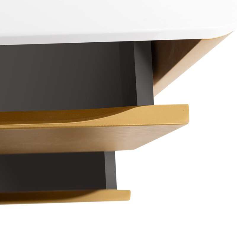 Тумба с раковиной Cezares Relax 100 брашированное золото, раковина Cezares CZR-1000/480-LV-MR-NV