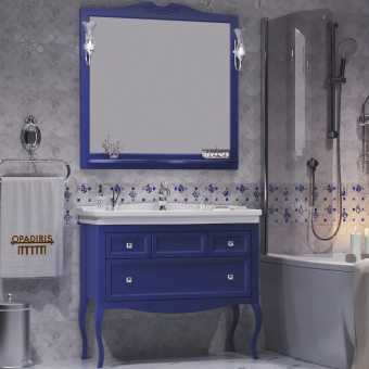 Мебель для ванной Opadiris Валери 105 сапфир