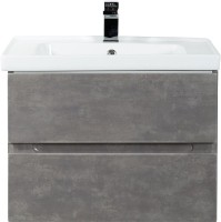 Тумба с раковиной Art&Max Techno подвесная, 70, айс какао