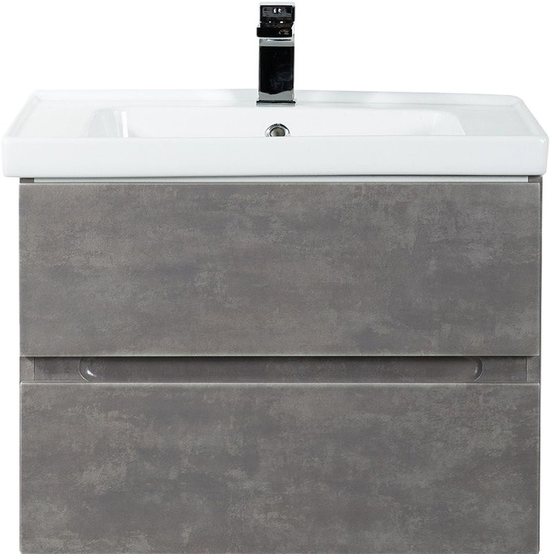 Тумба с раковиной Art&Max Techno подвесная, 70, айс какао