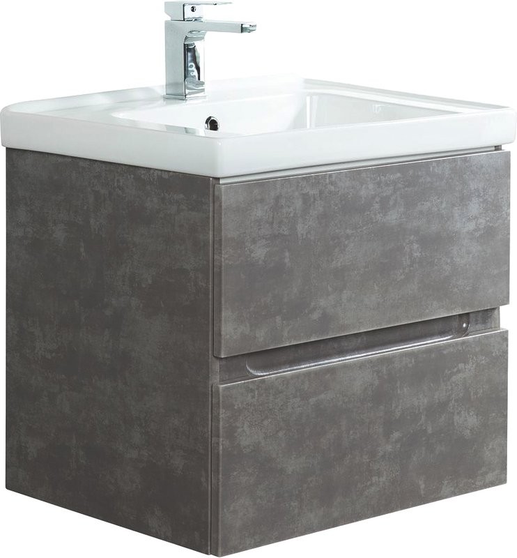 Тумба с раковиной Art&Max Techno подвесная, 70, айс какао