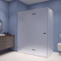 Душевой уголок RGW Stilvoll SV-040 100х80 профиль хром, стекло матовое