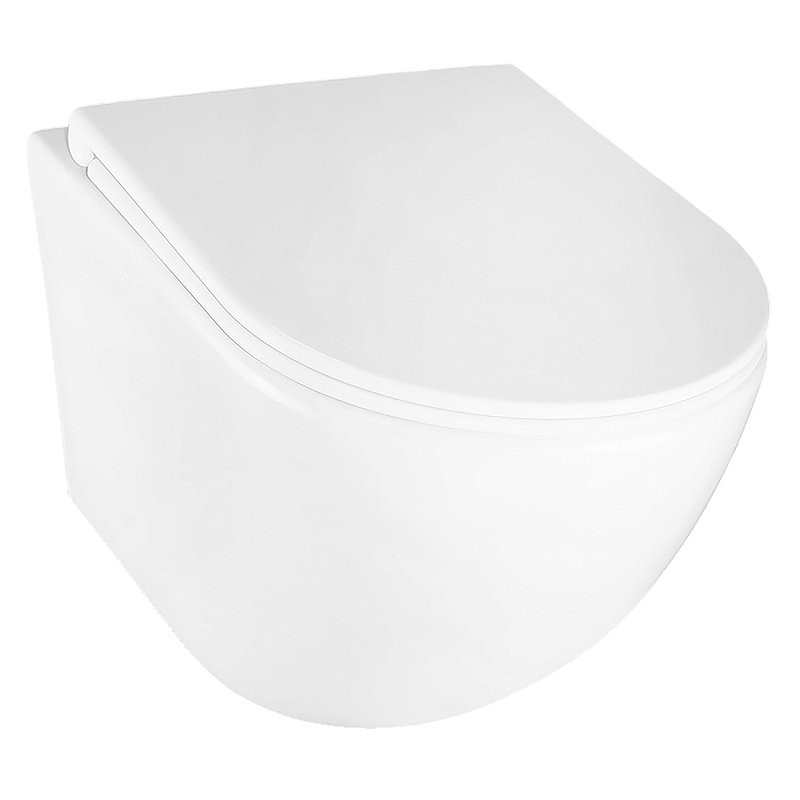 Унитаз подвесной AZARIO Bonelle AZ-2801E безободковый, с микролифтом