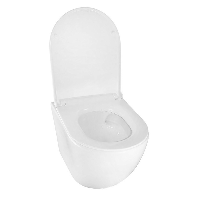 Унитаз подвесной AZARIO Bonelle AZ-2801E безободковый, с микролифтом