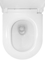 Унитаз подвесной AZARIO Bonelle AZ-2801E безободковый, с микролифтом