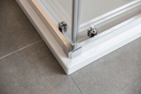 Душевой уголок Vincea Scala VSS-2SC8010CL 100x80, профиль хром, стекло прозрачное