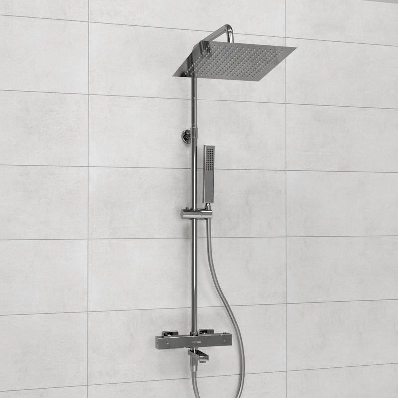 Душевая стойка Wasserkraft Aller A199.118.103.087.CH Thermo с термостатом, хром