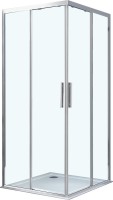 Душевой уголок Vincea Soft VSS-3SO100CL 100x100, профиль хром, стекло прозрачное