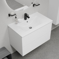 Тумба под раковину подвесная IDDIS, 80 см, белый, Bild,  BIL80W0i95