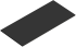 Полка Cezares Cadro 60, двухъярусная, черные полки-вставки