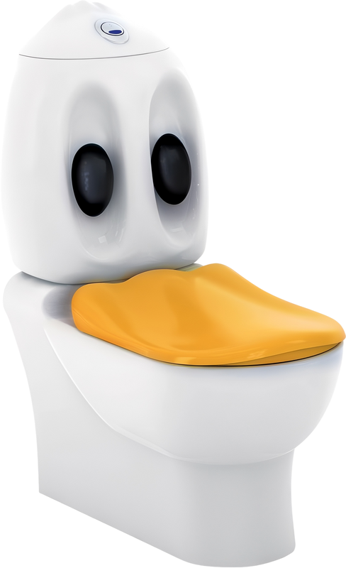 Детский унитаз-компакт Creavit Ducky DC361 с биде